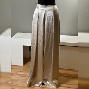 NWT Banana Republic High-Rise Wide-Leg Satin Pants